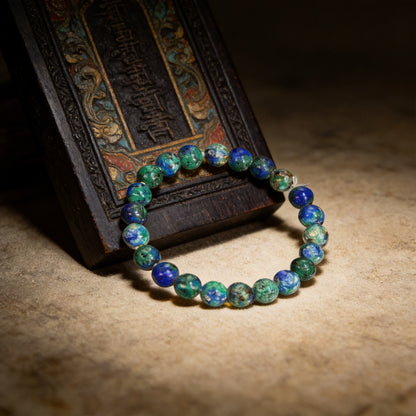 Kailash Way Lapis Lazuli Wisdom Clarity Bracelet front view