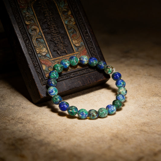 Kailash Way Lapis Lazuli Wisdom Clarity Bracelet front view