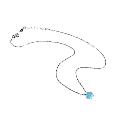 Kailash Way Sterling Silver Ocean Serenity Necklace