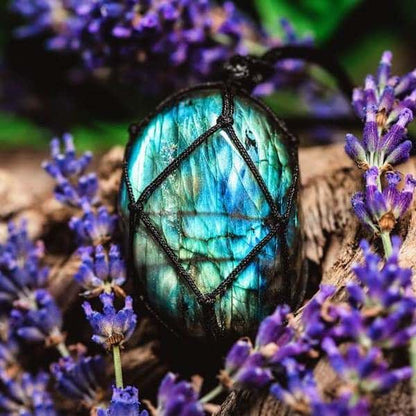 Kailash Way Labradorite Dragon Protection Intuition Necklace