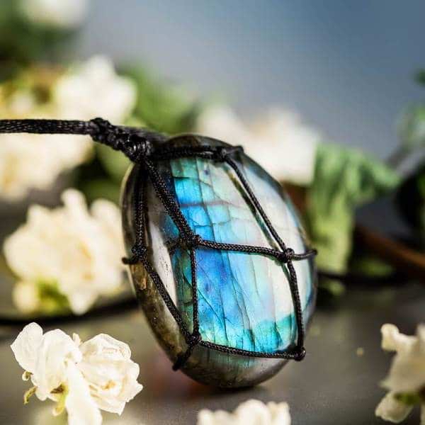Kailash Way Labradorite Dragon Protection Intuition Necklace