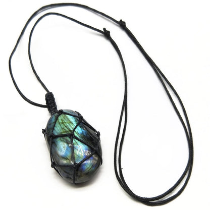 Kailash Way Labradorite Dragon Protection Intuition Necklace