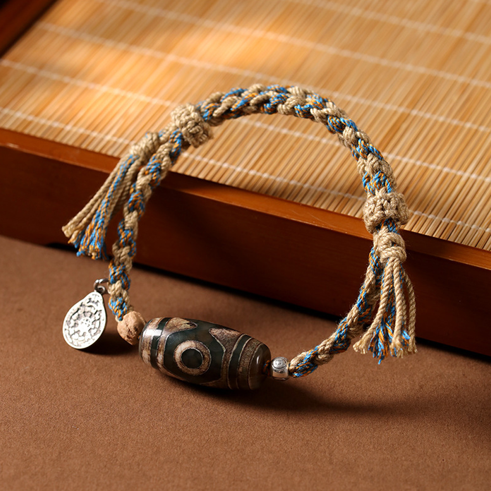 Kailash Way Dzi Bead Heaven's Blessings Protection Bracelet