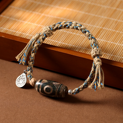 Kailash Way Dzi Bead Heaven's Blessings Protection Bracelet