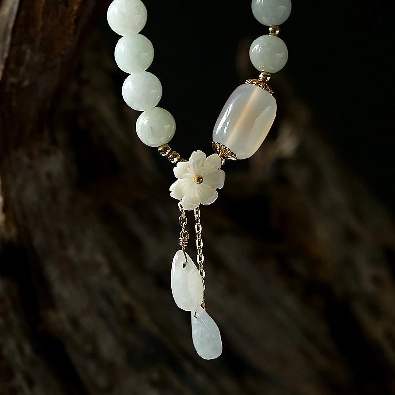 Kailash Way Jade Flower Prosperity Health Bracelet