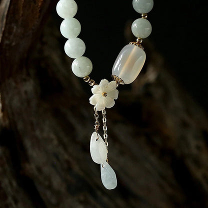 Kailash Way Jade Flower Prosperity Health Bracelet