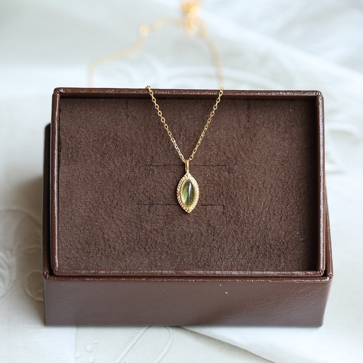 Kailash Way Peridot Abundance Luck Prosperity Necklace