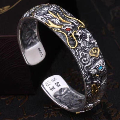 Kailash Way Copper Dragon Abundance Fortune Bangle