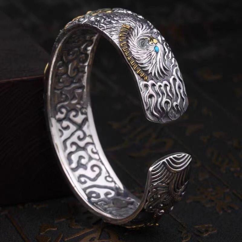 Kailash Way Copper Dragon Abundance Fortune Bangle