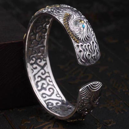 Kailash Way Copper Dragon Abundance Fortune Bangle