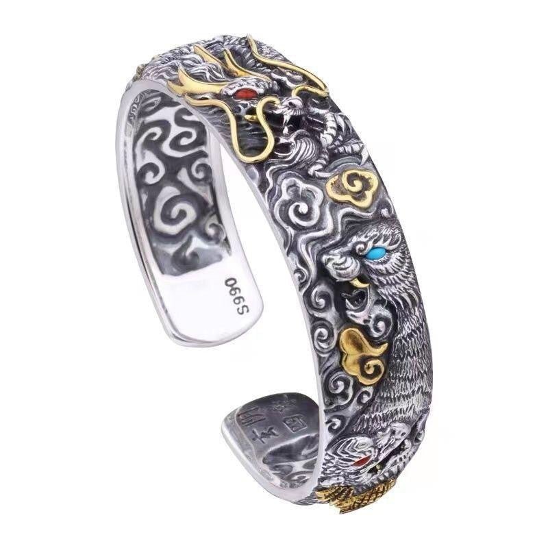 Kailash Way Copper Dragon Abundance Fortune Bangle