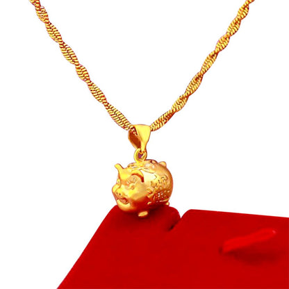 Kailash Way Feng Shui Pig Abundance Fortune Necklace
