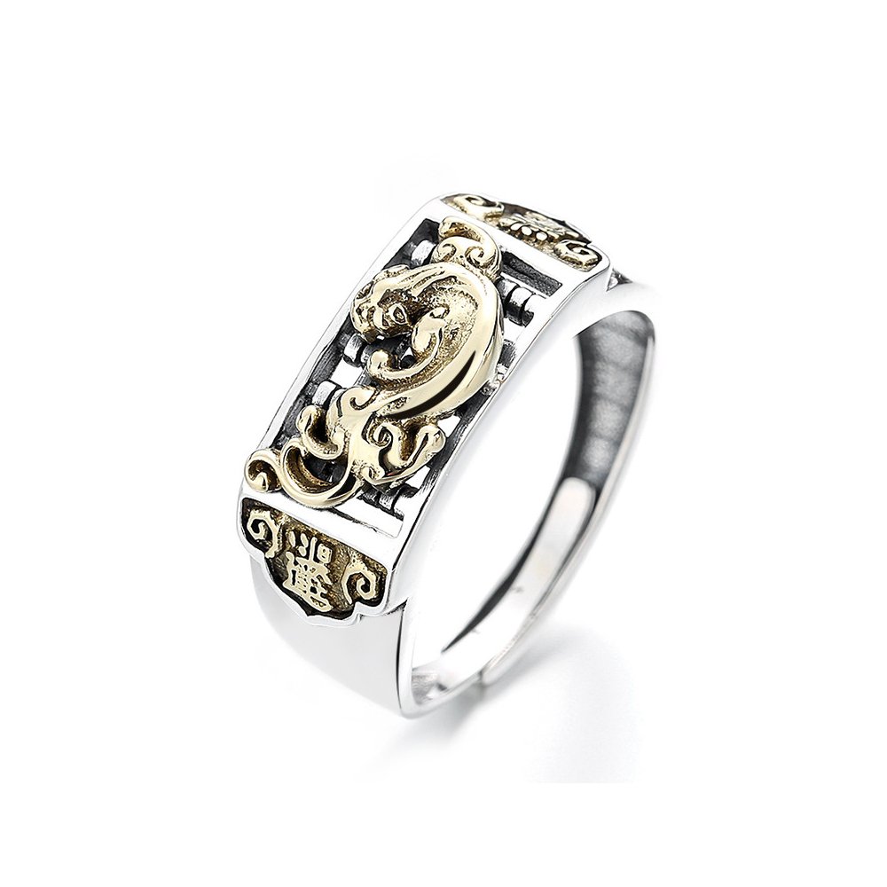Kailash Way Feng Shui Pixiu Wealth Protection Ring
