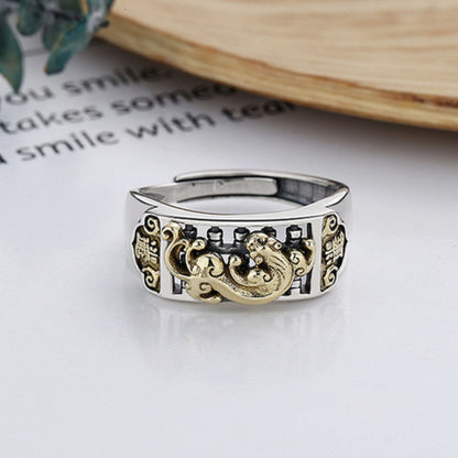 Kailash Way Feng Shui Pixiu Wealth Protection Ring