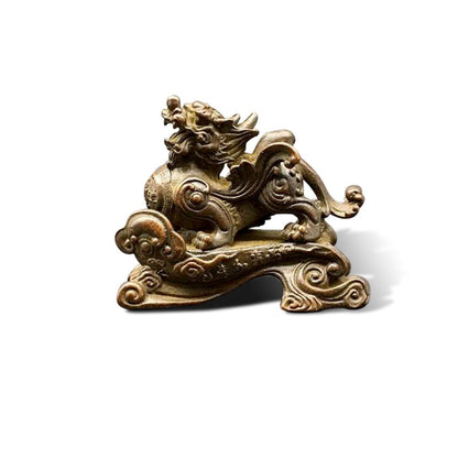 Kailash Way Brass Pixiu Wealth Attraction Fortune Figure