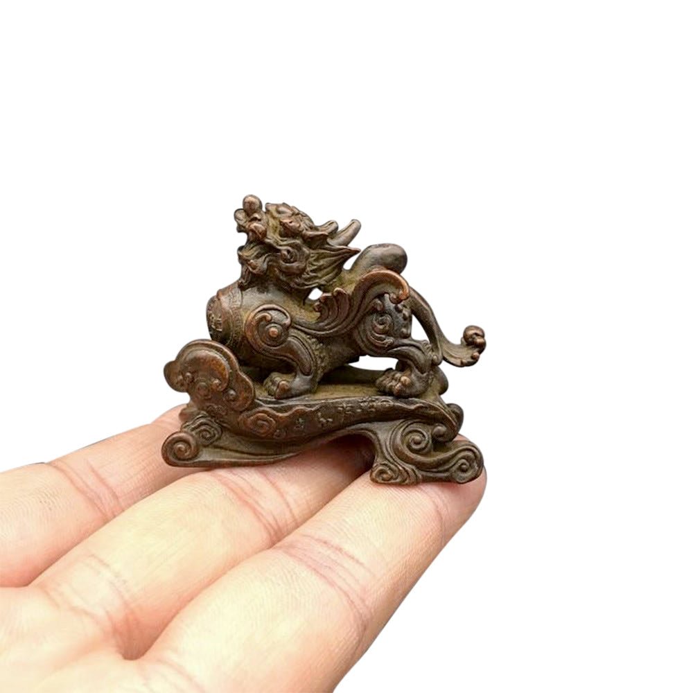 Kailash Way Brass Pixiu Wealth Attraction Fortune Figure