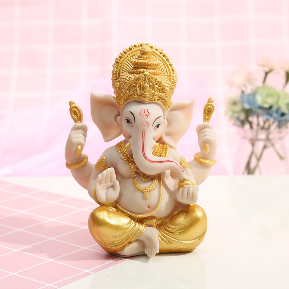 Kailash Way Resin Ganesha Abundance Feng Shui Ornament