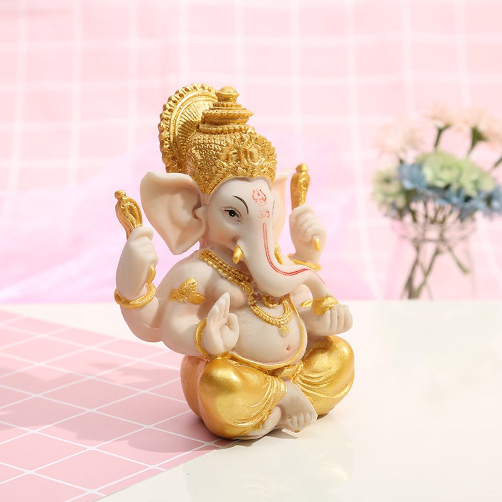 Kailash Way Resin Ganesha Abundance Feng Shui Ornament