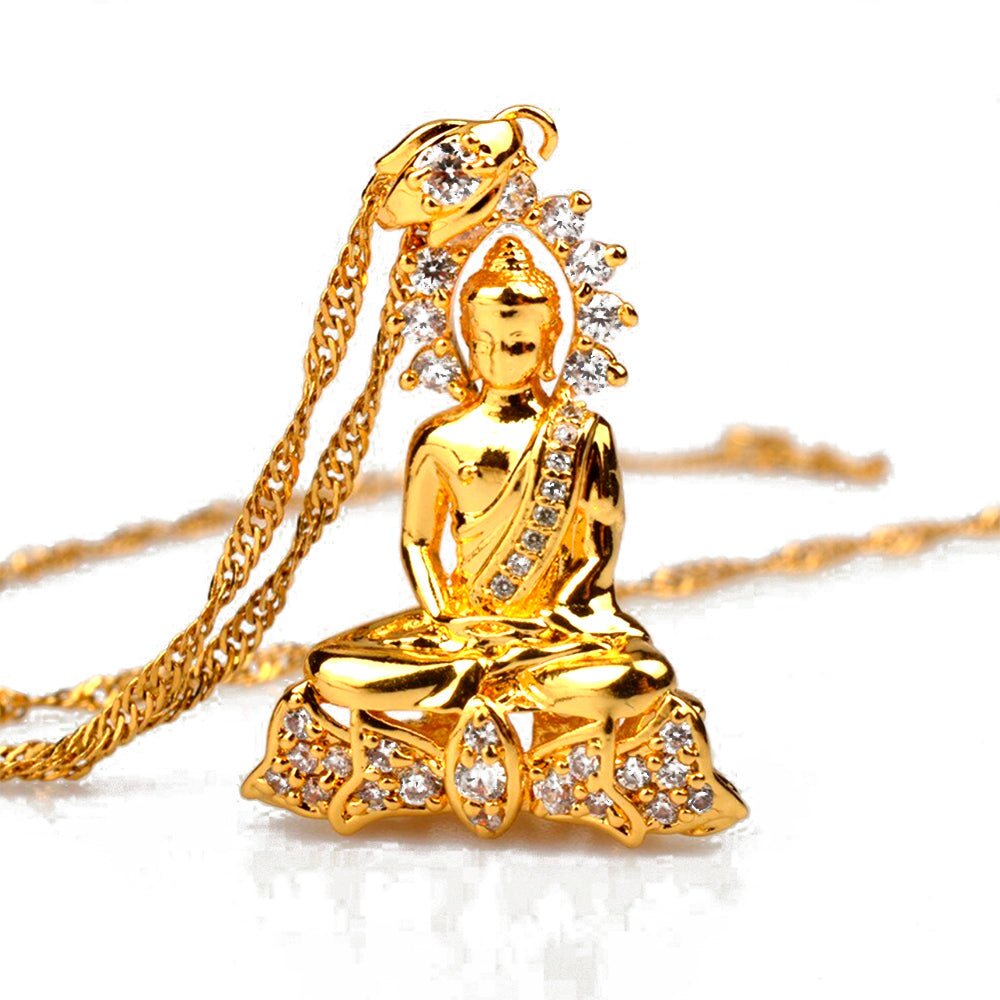 Kailash Way Peaceful Buddha Positive Energy Luck Necklace