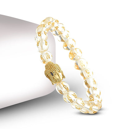 Kailash Way Gold Buddha Abundance Fortune Bracelet