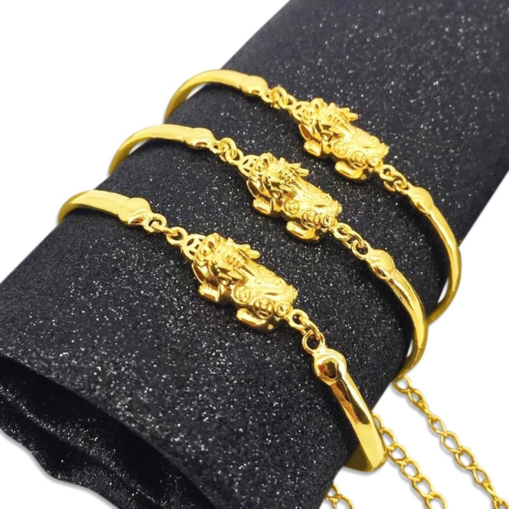 Kailash Way Gold Pixiu Prosperity Luck Bracelet
