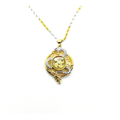 Kailash Way Gold Dragon Energy Prosperity Feng Shui Necklace