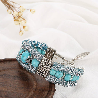 Kailash Way Turquoise Wisdom Good Fortune Protection Bracelet