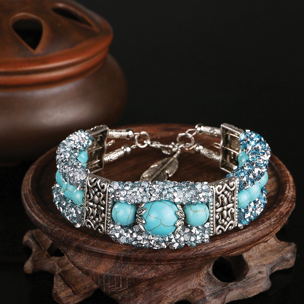 Kailash Way Turquoise Wisdom Good Fortune Protection Bracelet