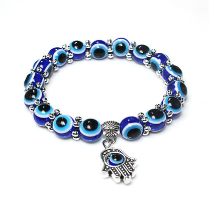 Kailash Way Beaded Evil Eye Luck Protection Bracelet