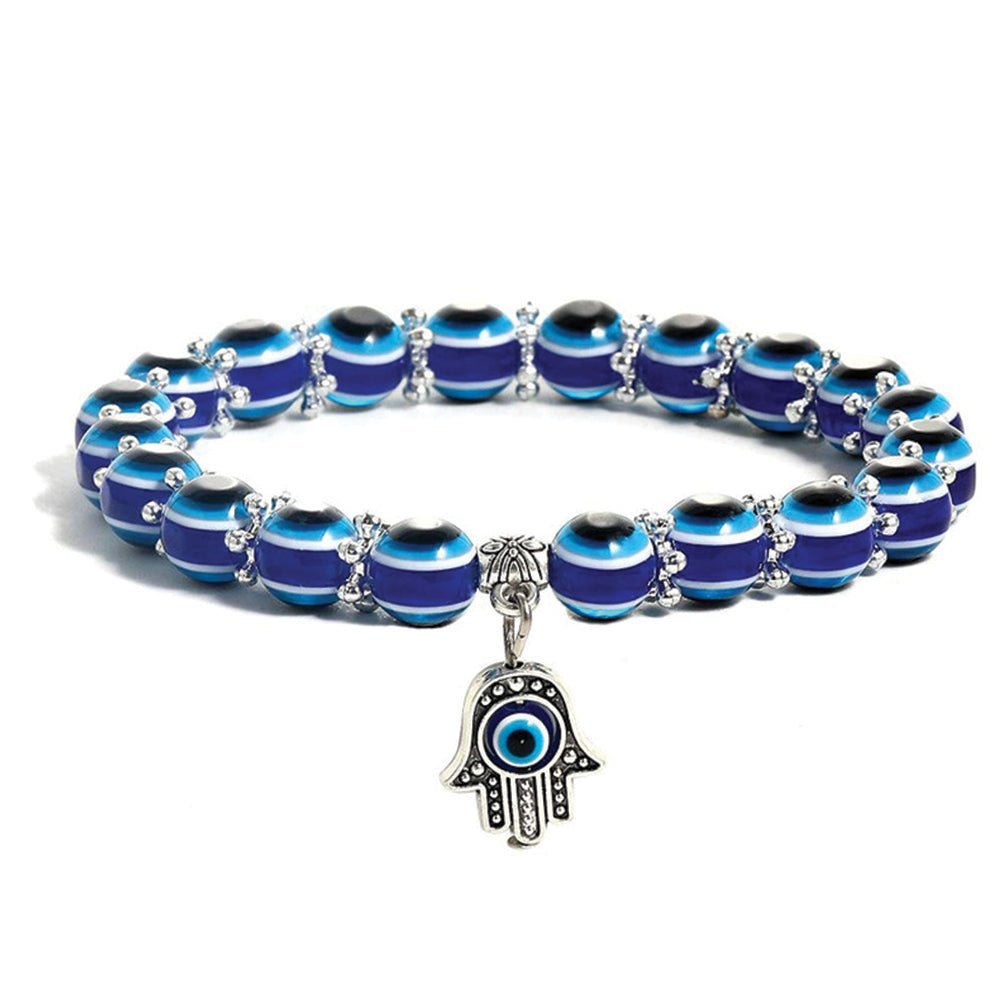 Kailash Way Beaded Evil Eye Luck Protection Bracelet