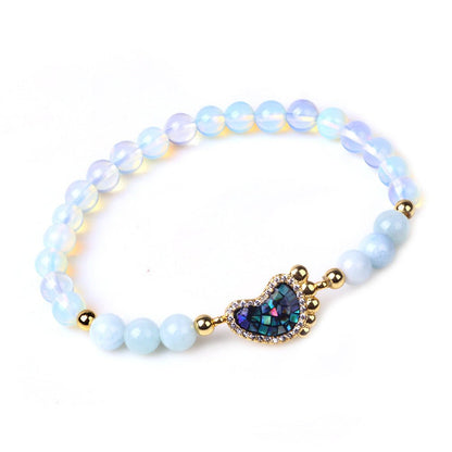 Kailash Way Opal Prosperity Love Chakra Healing Bracelet