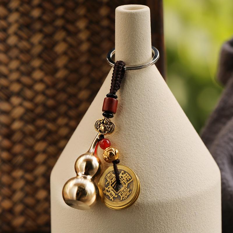 Kailash Way Gourd Money Bag Wealth Attraction Keychain