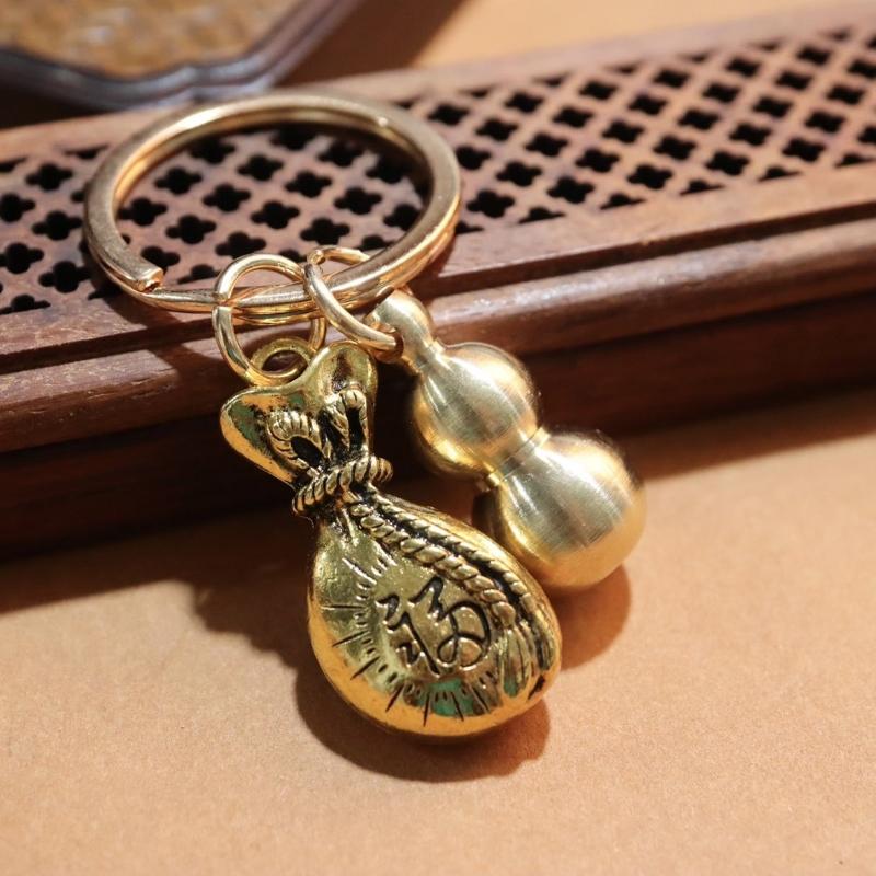 Kailash Way Gourd Money Bag Wealth Attraction Keychain