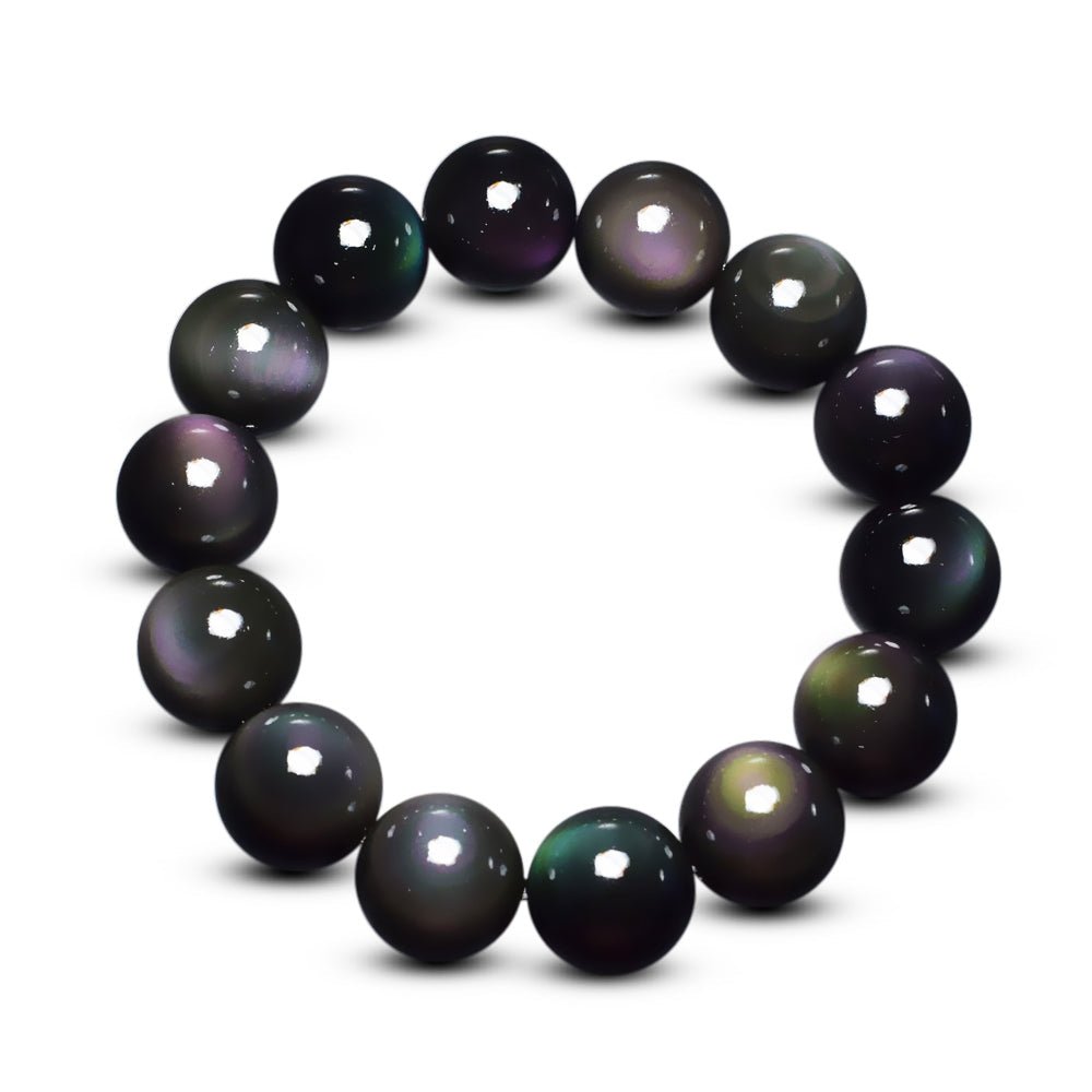 Kailash Way Green Obsidian Heart Chakra Healing Bracelet