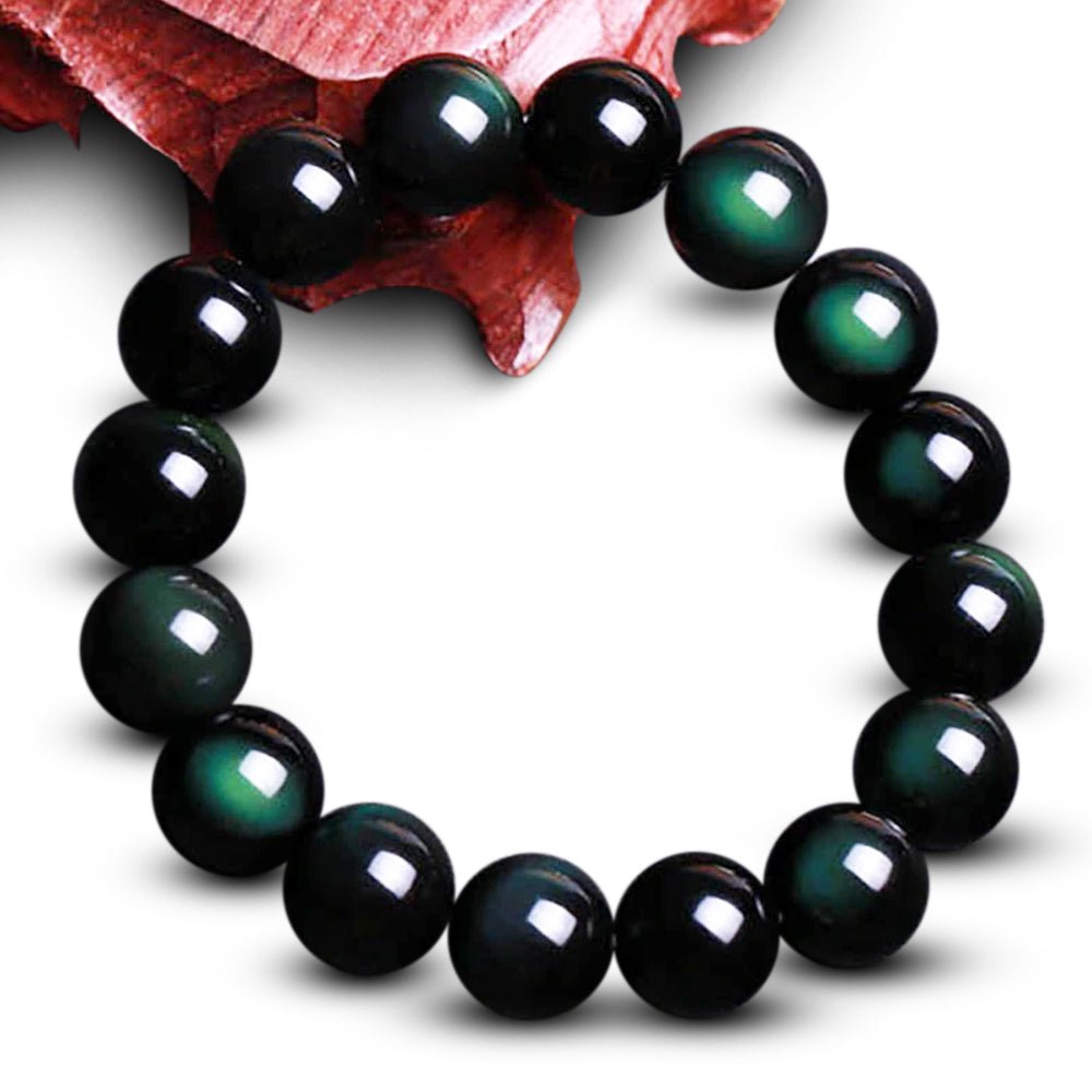 Kailash Way Green Obsidian Heart Chakra Healing Bracelet