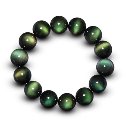 Kailash Way Green Obsidian Heart Chakra Healing Bracelet