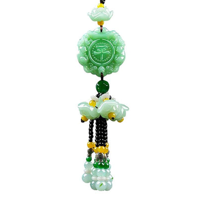 Kailash Way Jade Pixiu Prosperity & Protection Car Ornament