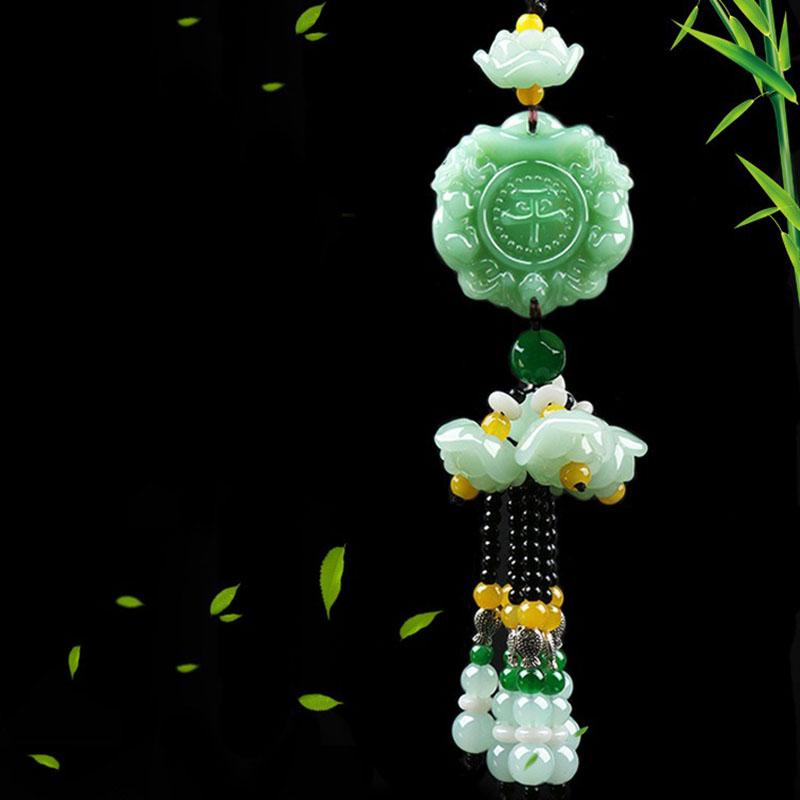 Kailash Way Jade Pixiu Prosperity & Protection Car Ornament
