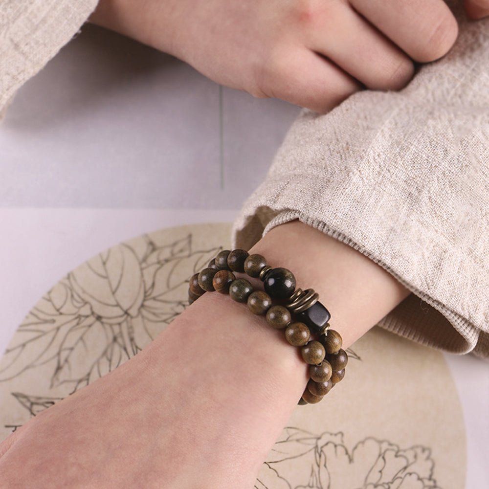 Kailash Way Green Sandalwood Peace Harmony Bracelet