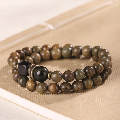 Kailash Way Green Sandalwood Peace Harmony Bracelet