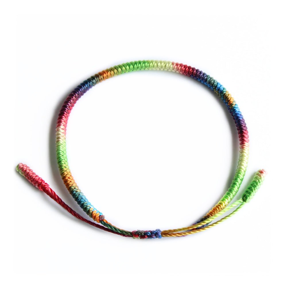 Kailash Way Braided 7 Chakra Balance Energy Meditation Bracelet