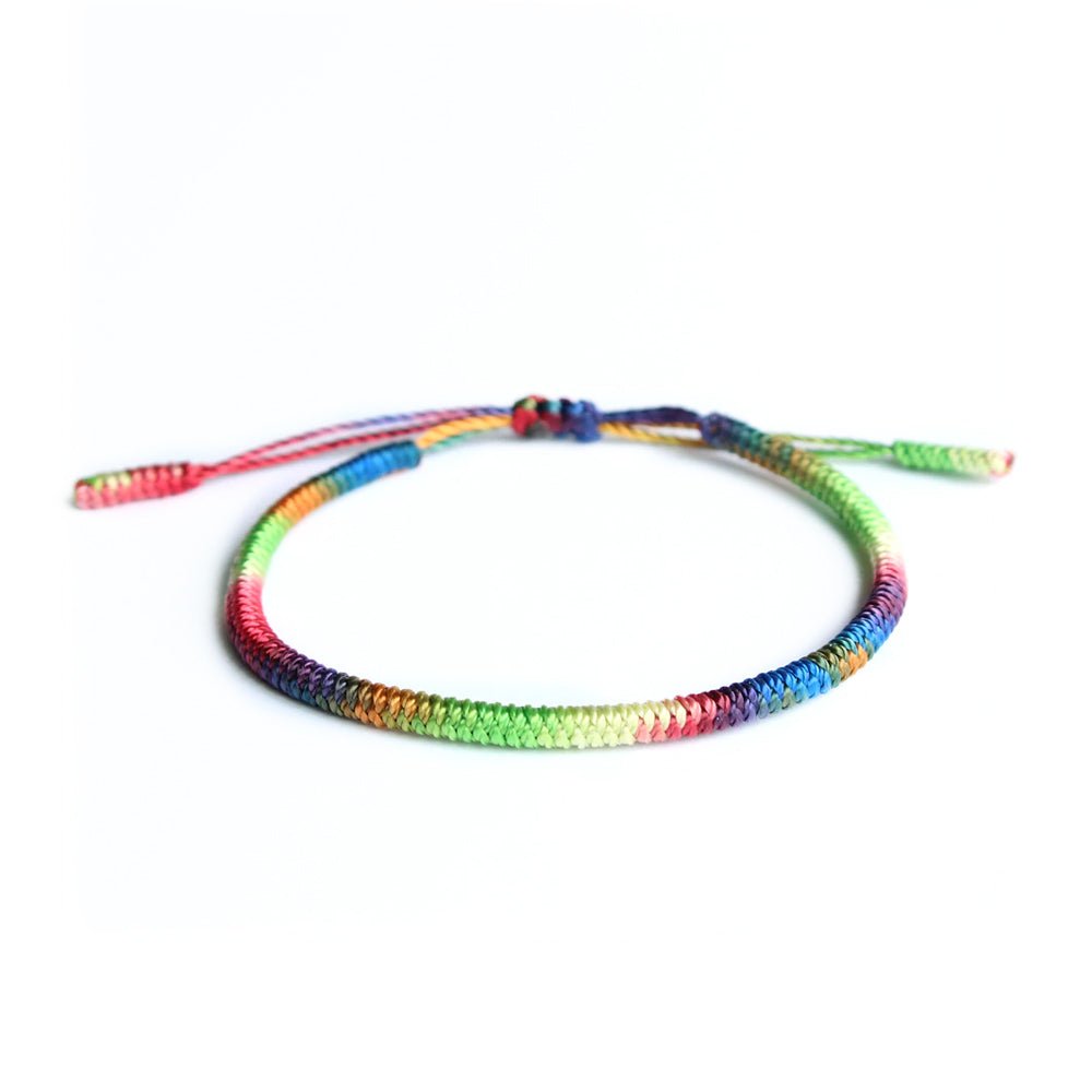 Kailash Way Braided 7 Chakra Balance Energy Meditation Bracelet