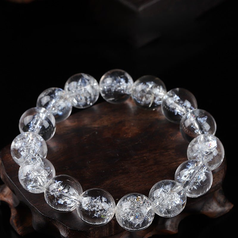 Kailash Way White Crystal Peace Wealth Healing Bracelet