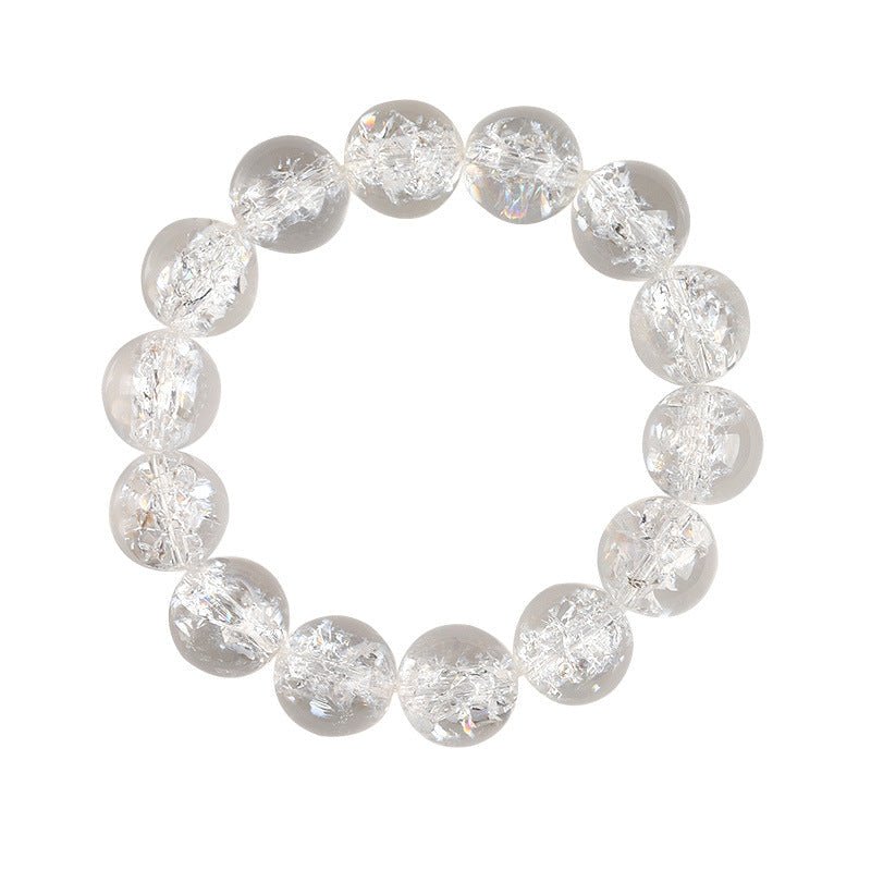 Kailash Way White Crystal Peace Wealth Healing Bracelet