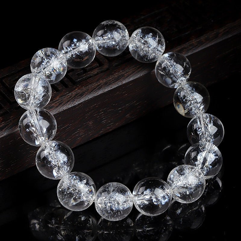 Kailash Way White Crystal Peace Wealth Healing Bracelet