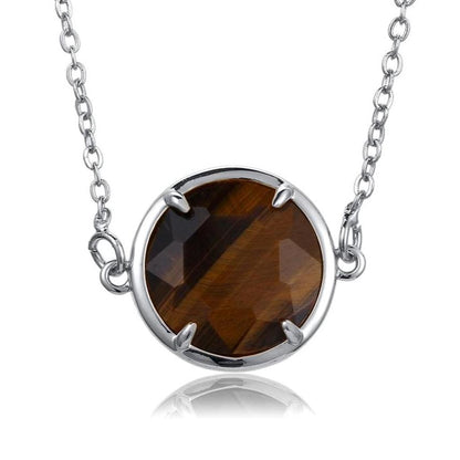 Kailash Way Jade Tiger's Eye Luck Prosperity Harmony Necklace