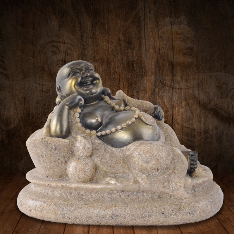 Kailash Way Resin Laughing Buddha Prosperity Peace Ornament
