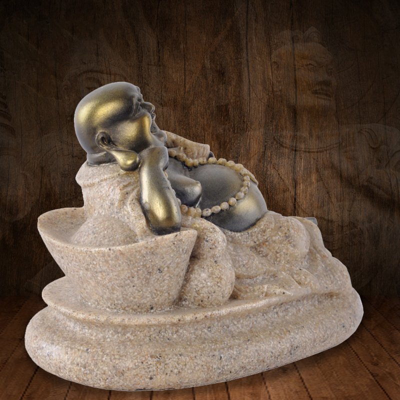 Kailash Way Resin Laughing Buddha Prosperity Peace Ornament