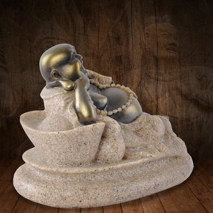 Kailash Way Resin Laughing Buddha Prosperity Peace Ornament