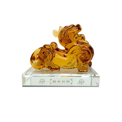 Kailash Way Citrine Piyao Prosperity Luck Figurine
